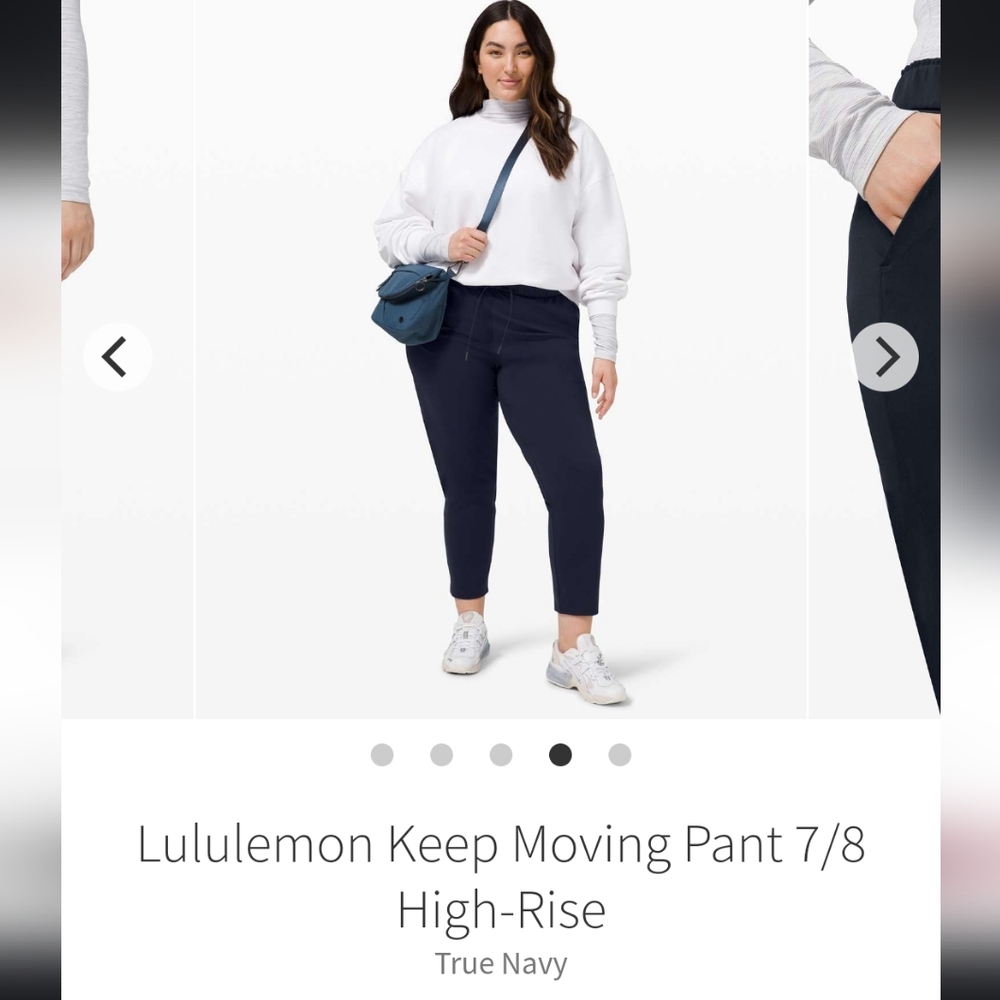 Lululemon - Keep Moving Pants 7/8 HR in Navy